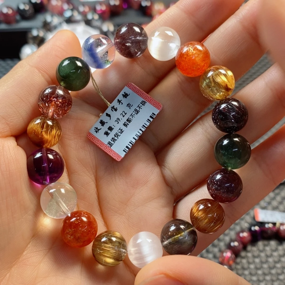 水晶手链未镶嵌多宝11-12m75840