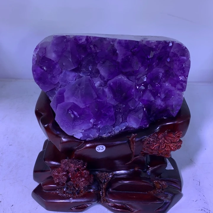 紫晶大型摆件（非配饰）未镶嵌无t