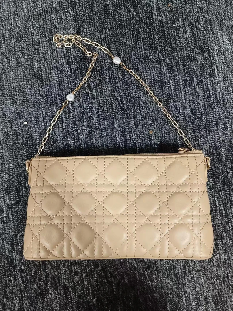 时尚新款打造真皮女士腋下包时尚 0153 杏色