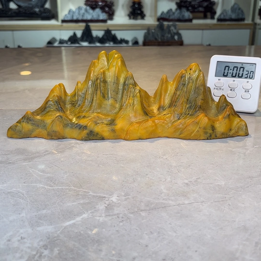 古***树灵璧石手工雕刻奇石摆件