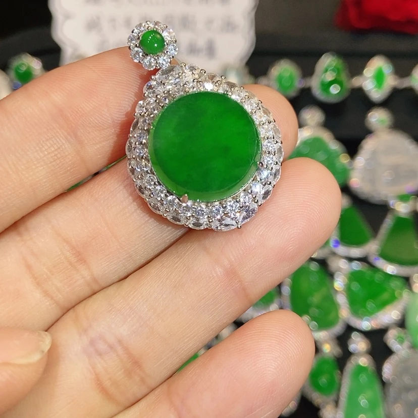 【闪购商品】翡翠未镶嵌颈饰天然翡翠