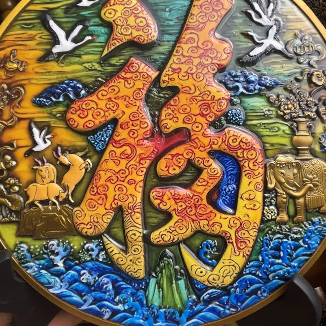 原矿风磨铜精雕摆件