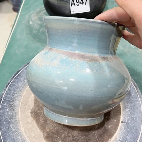 红陶景德镇陶瓷花盆手工