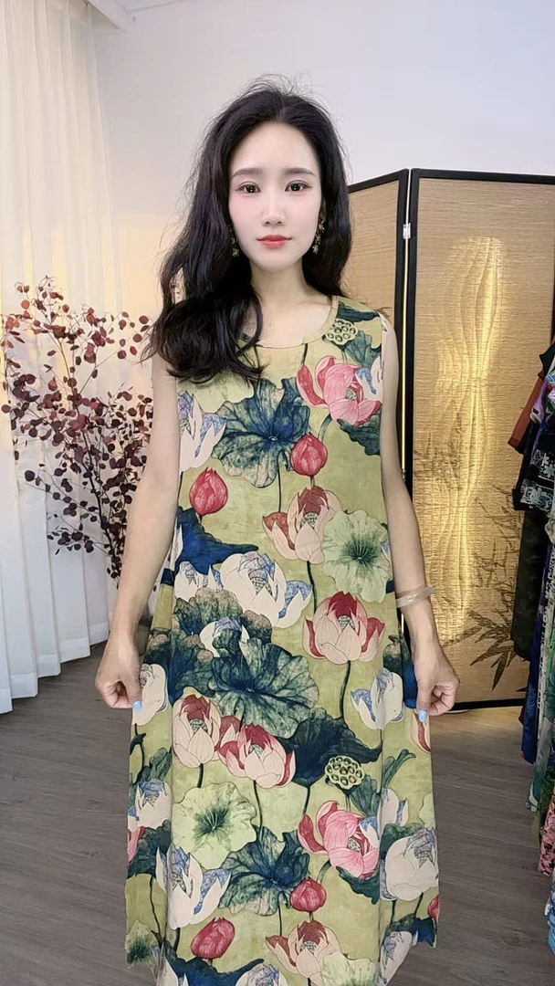 6064-新款洋气女士连衣裙