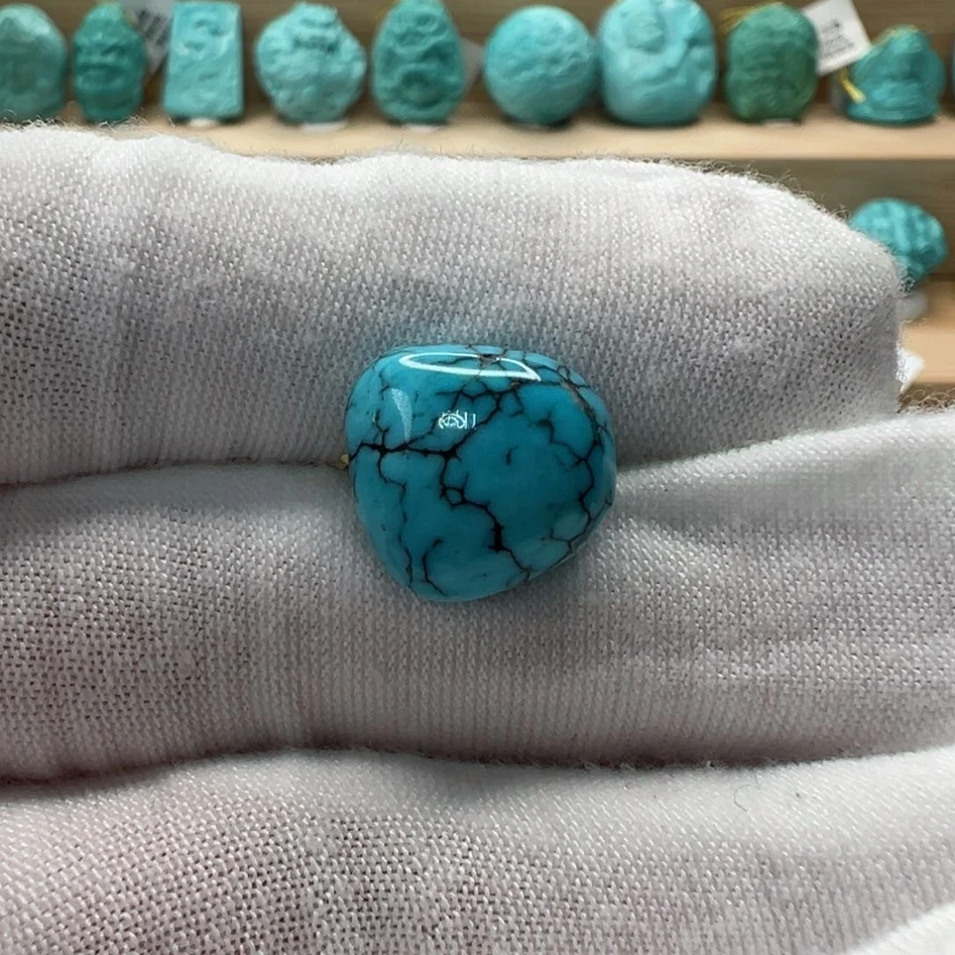 未镶嵌绿松石随形12.7mm