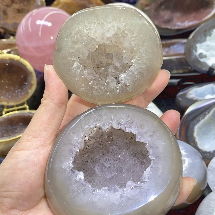未镶嵌珠宝半成品水晶聚宝盆