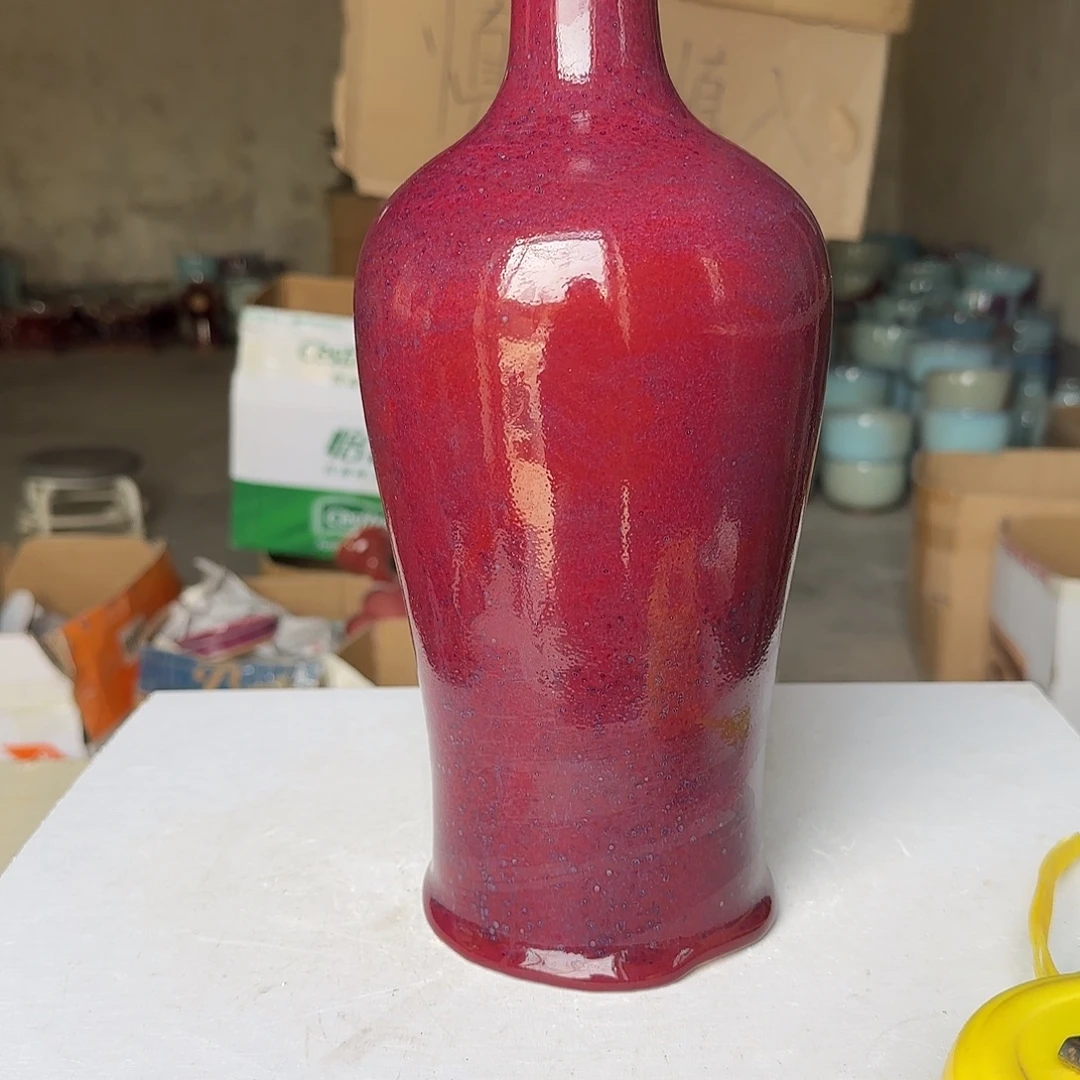 摆件陶郑家钧窑摆件微