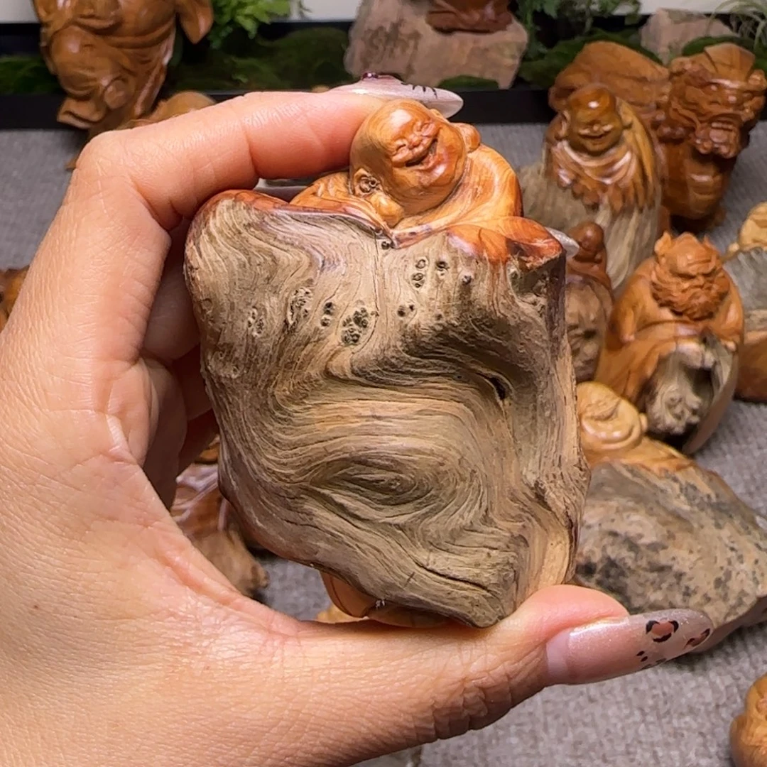 山***家崖柏太行崖柏手把件326