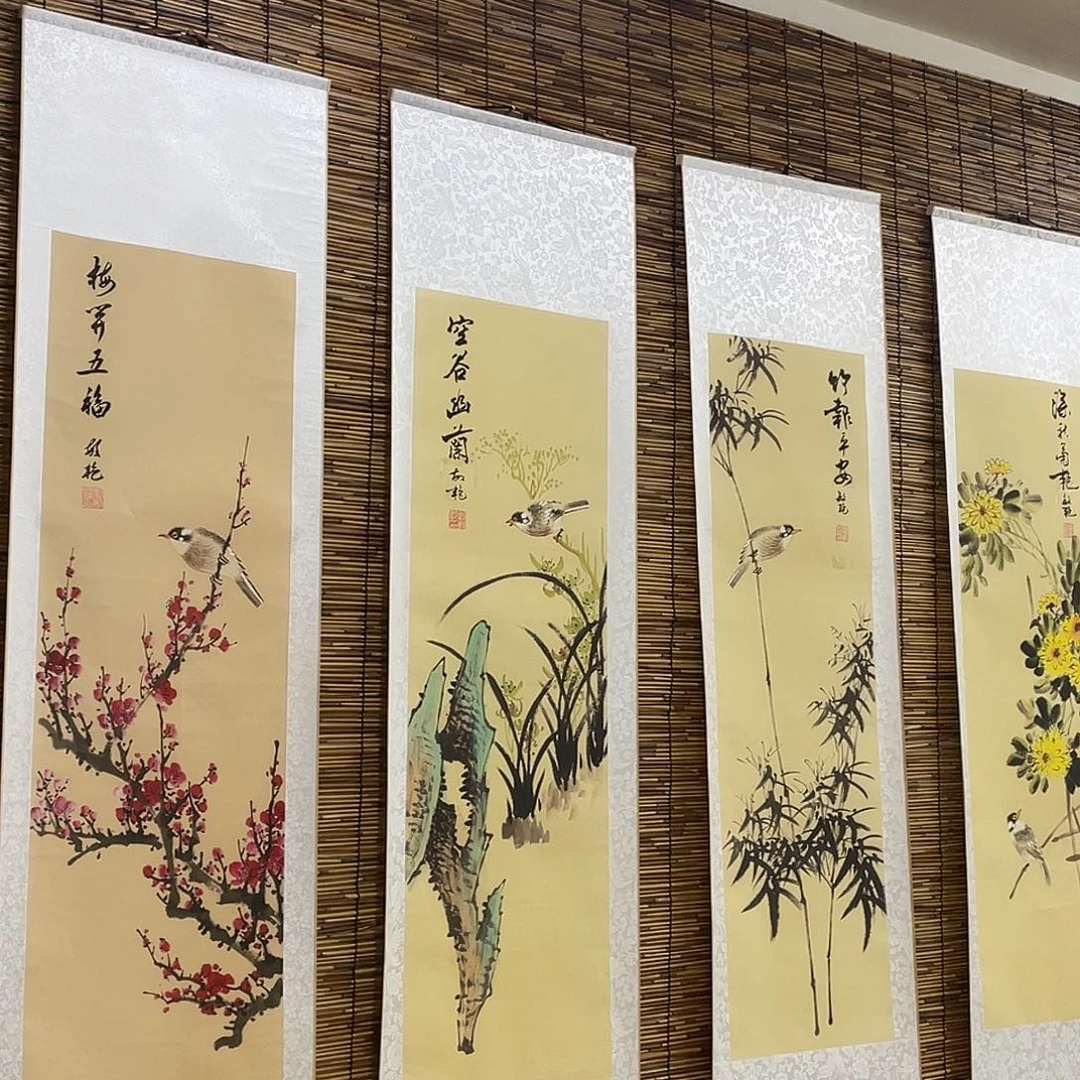 国画老师手笔手绘作品y