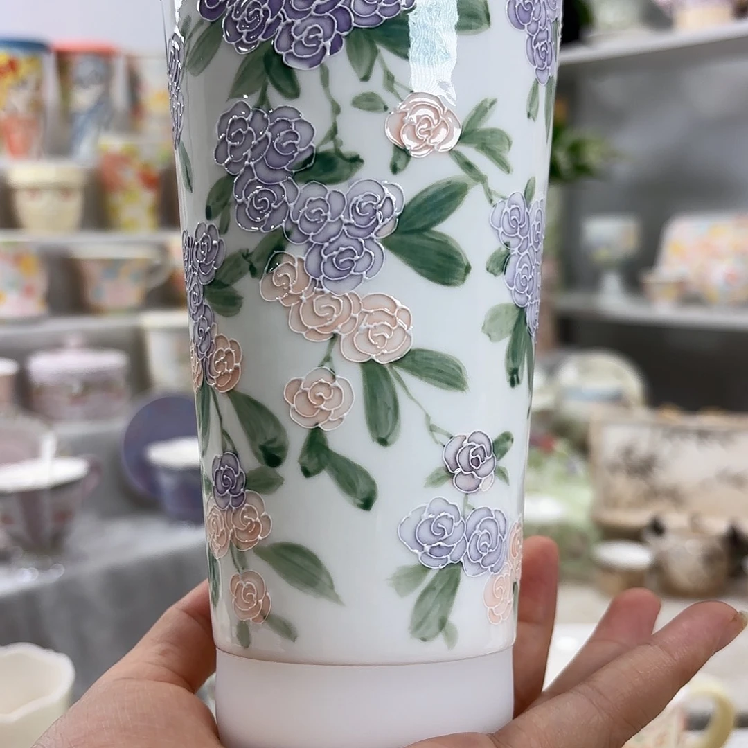 手绘创意高温釉下彩陶瓷