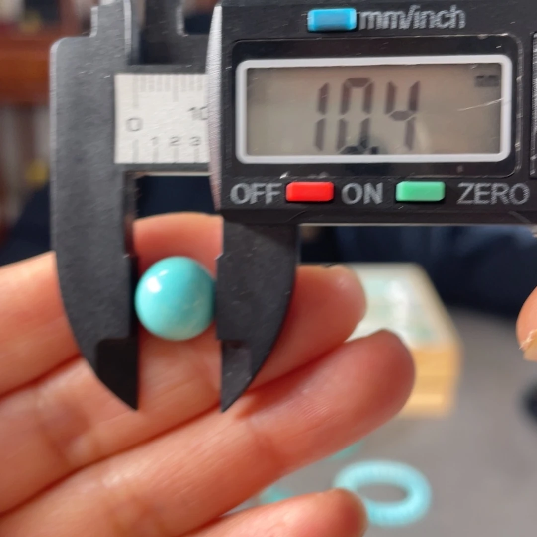 绿松石珠子未镶嵌