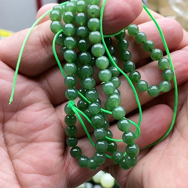 【闪购商品】未镶嵌手链和田玉碧玉108