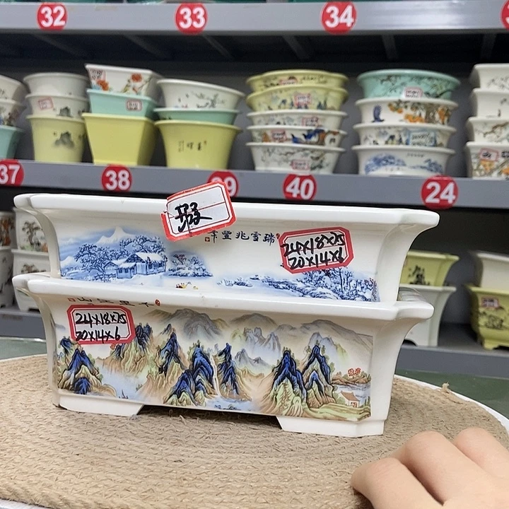 紫砂紫砂花盆0856