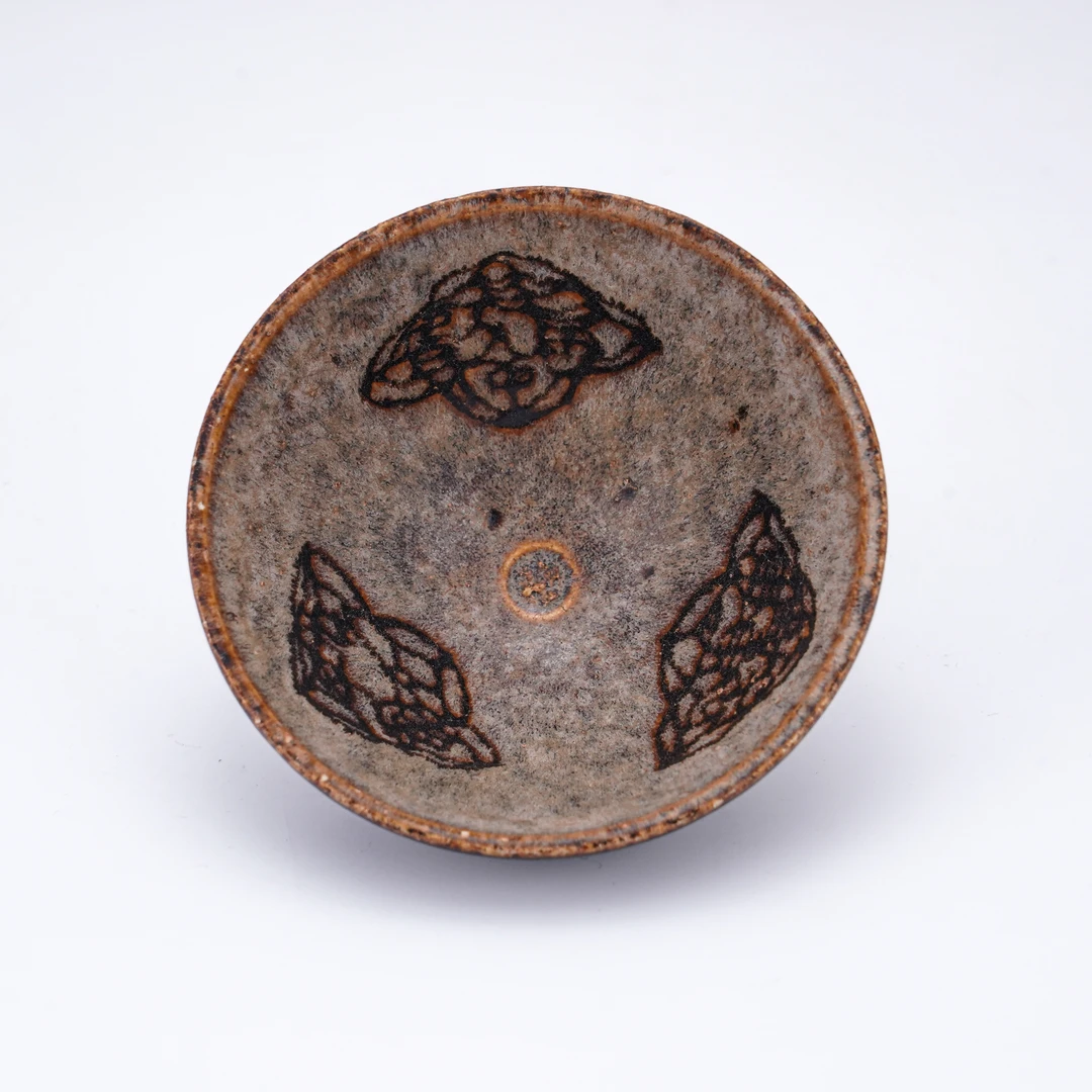 (AC7)R2502092明吉州窑剪纸贴花盏