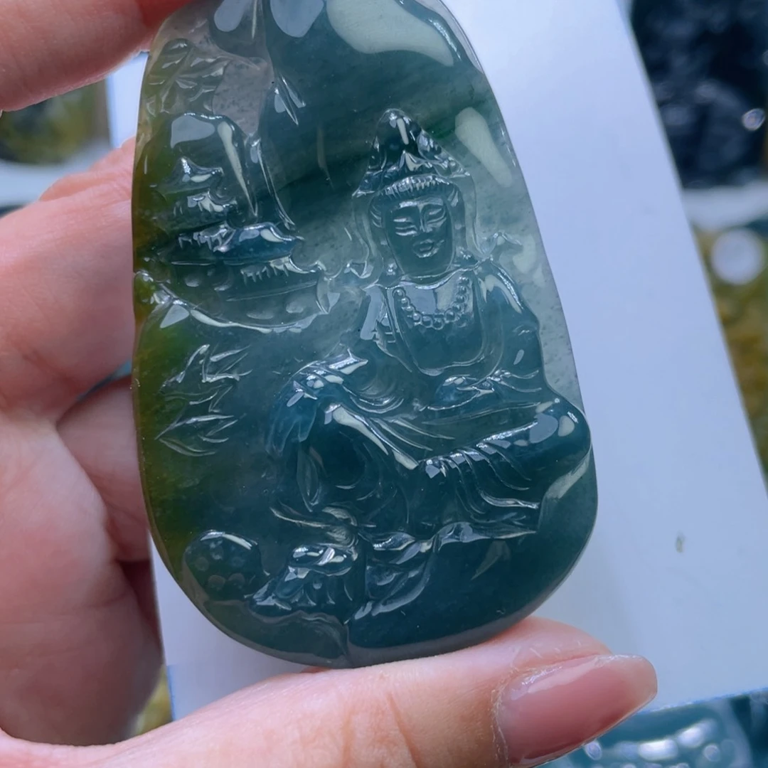 翡翠颈饰未镶嵌代***幺