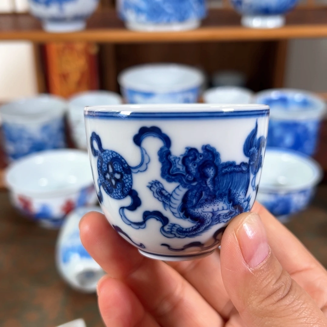 【闪购商品】福利全手绘狮子小缸杯