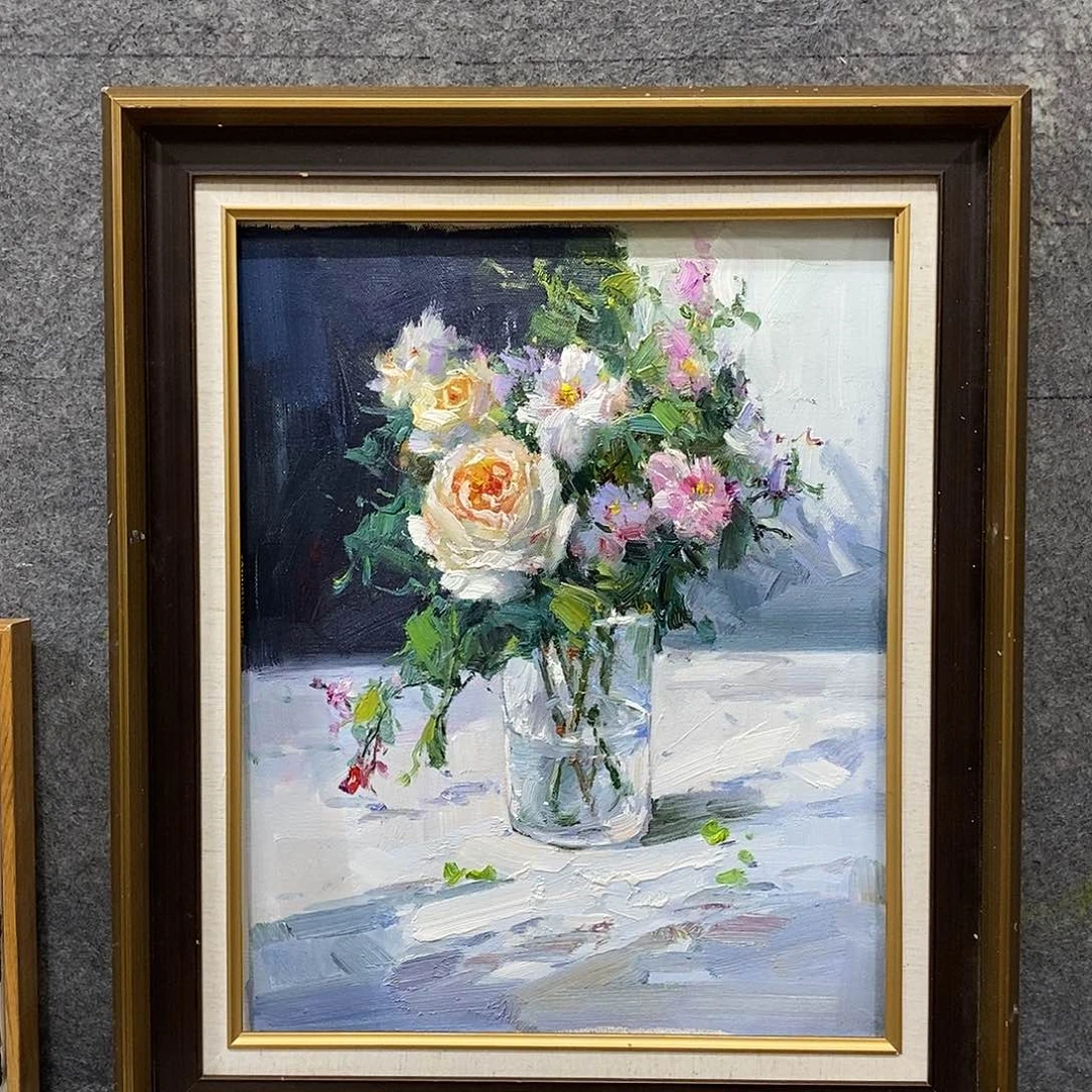 油画带外框画芯尺寸40x50 c m