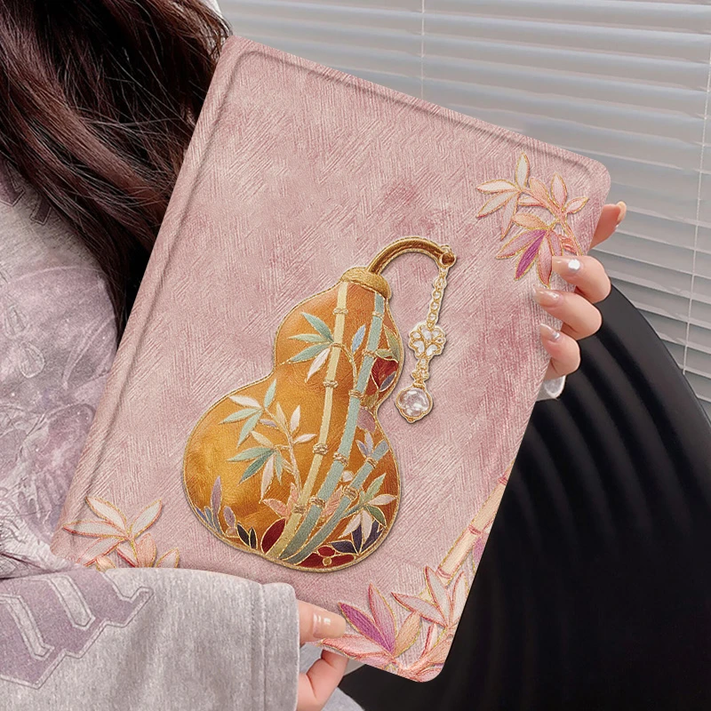 新中式竹葫ipad air7平板保护套11平板壳2025防摔带笔槽pro高级感