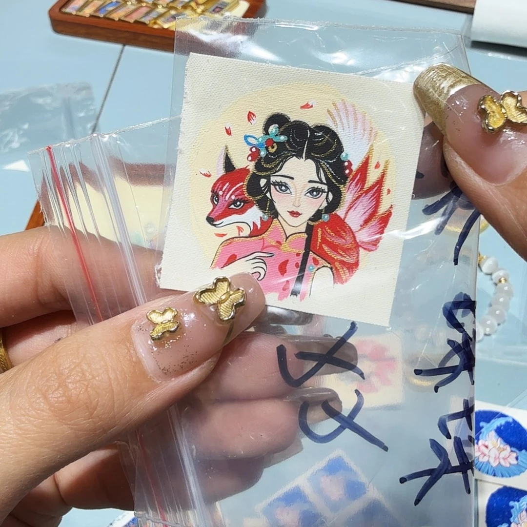 吊坠热贡纯手绘唐卡非遗文化