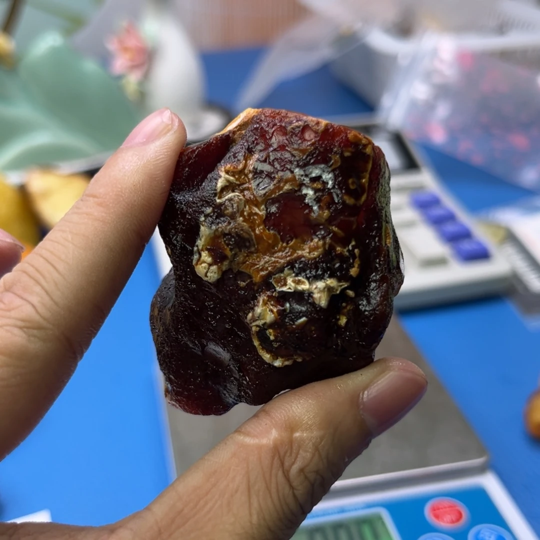 四***墟定制琥珀未镶嵌蜜蜡原石不退不换