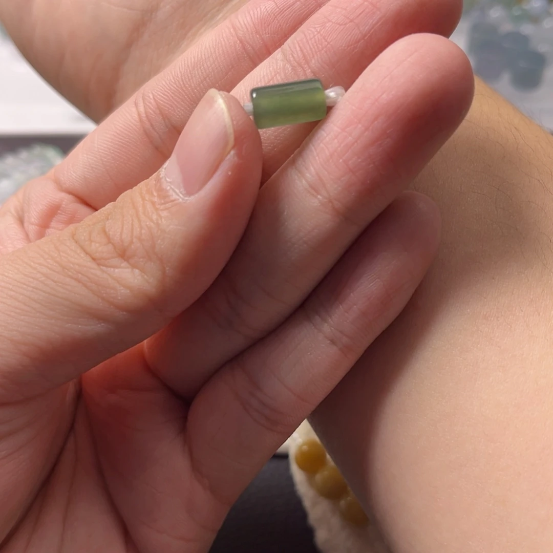 翡翠散珠天然缅甸A货珠子