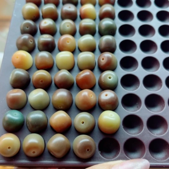 吊坠白玉菩提精品13敦煌桶50颗