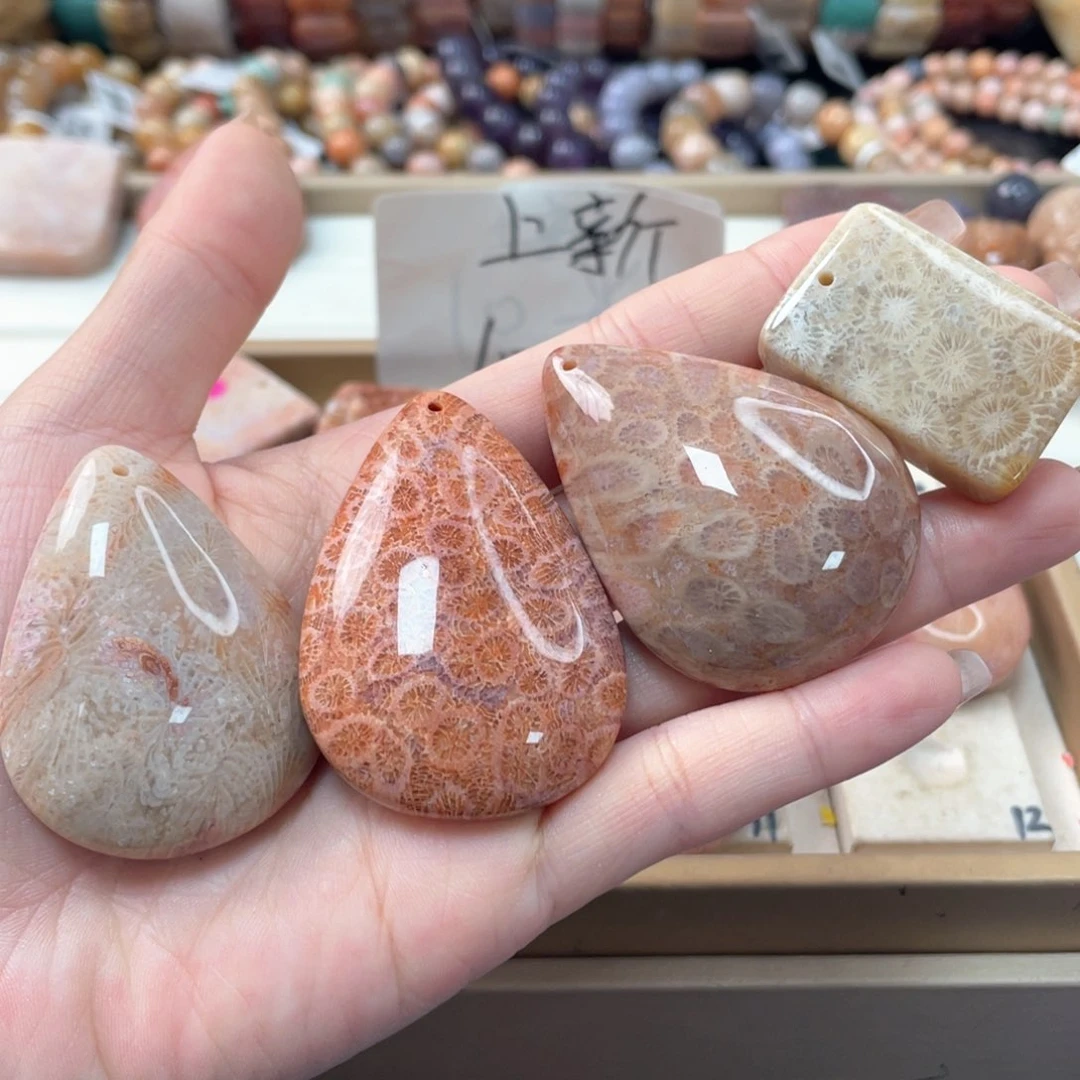 未镶嵌手链硅化珊瑚（珊瑚玉）安**宝134