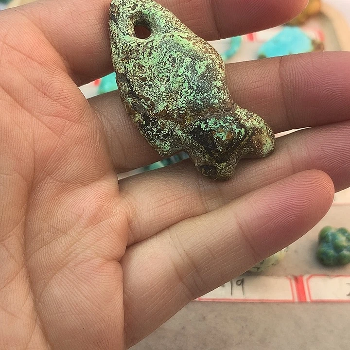 绿松石未镶嵌吊坠(不含链)