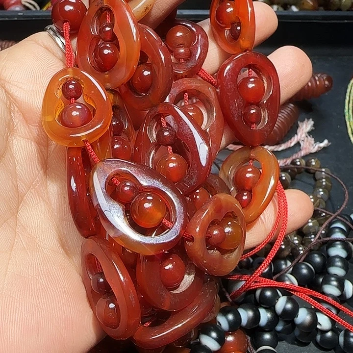 玛瑙/玉髓未镶嵌颈饰