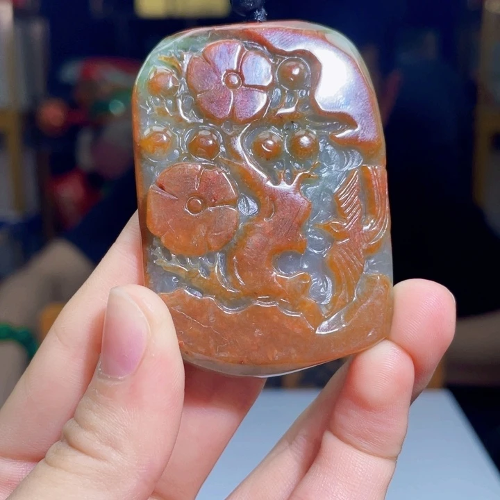 翡翠未镶嵌吊坠(不含链)S13