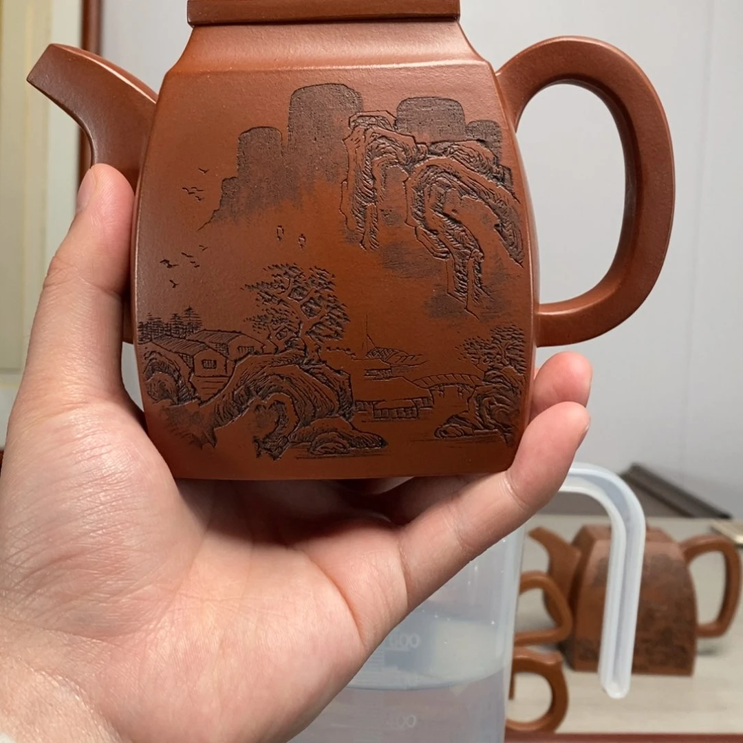 紫砂茶壶原矿泥料传统工艺制作