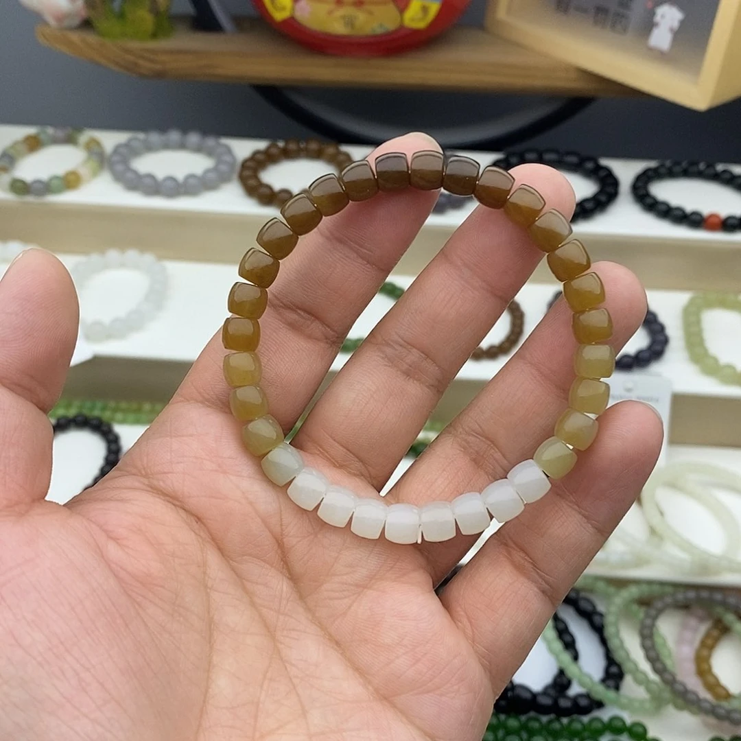 和田玉手链未镶嵌