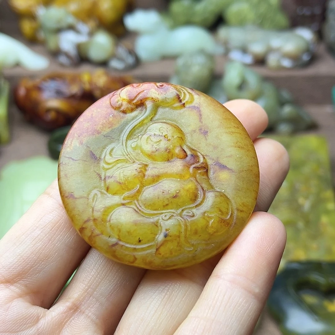 白玉菩提吊坠135。。