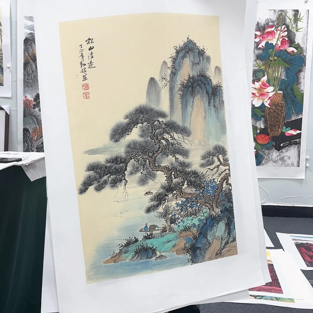 国画国画作品宣纸纯手绘