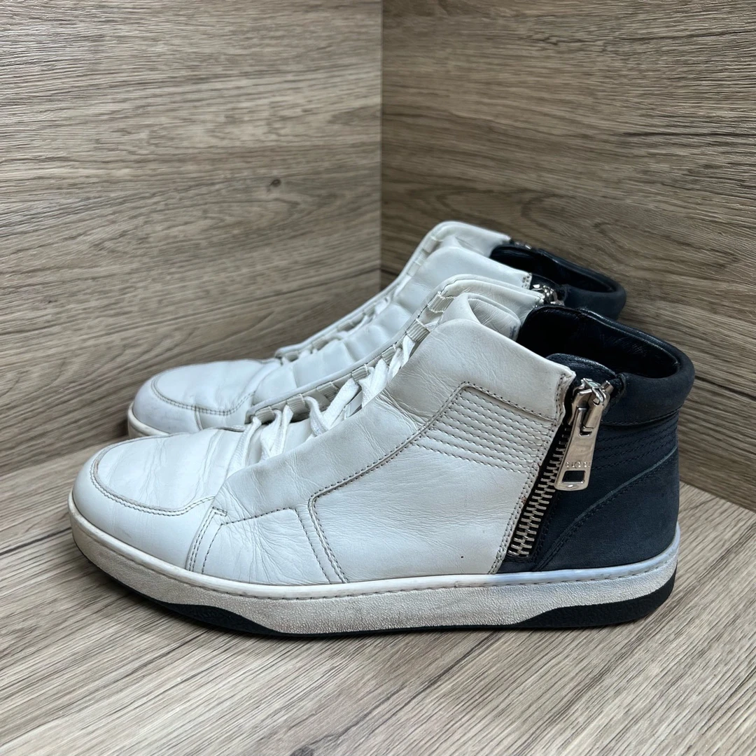 90新 GUCCI/古驰 黑白板鞋 40.5码