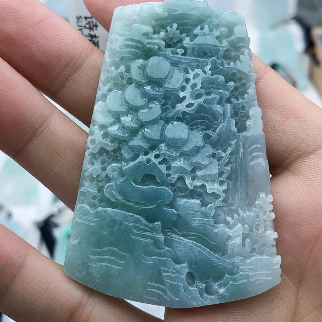 颈饰未镶嵌翡翠翡翠