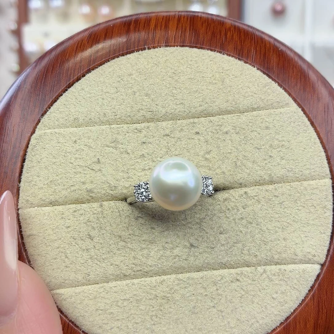 戒指合金淡水珍珠F
