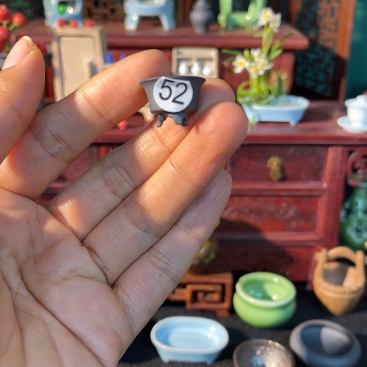 摆件阿*个微陶老王迷你花瓶