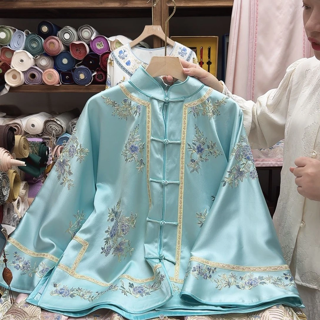 苏绣太太服21胸围118衣长60