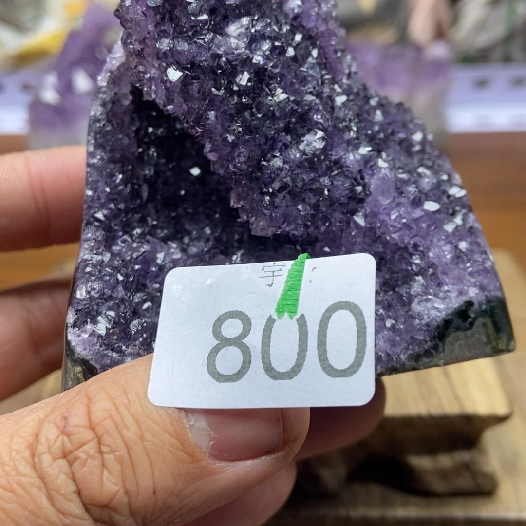 紫晶天然水晶摆件未镶嵌