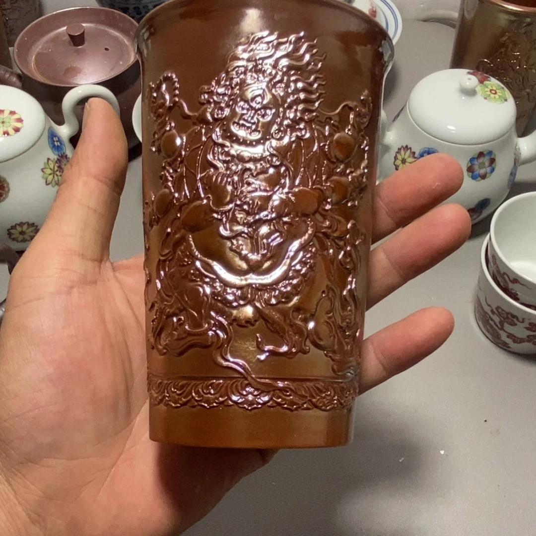 柴烧茶具陶瓷杯子