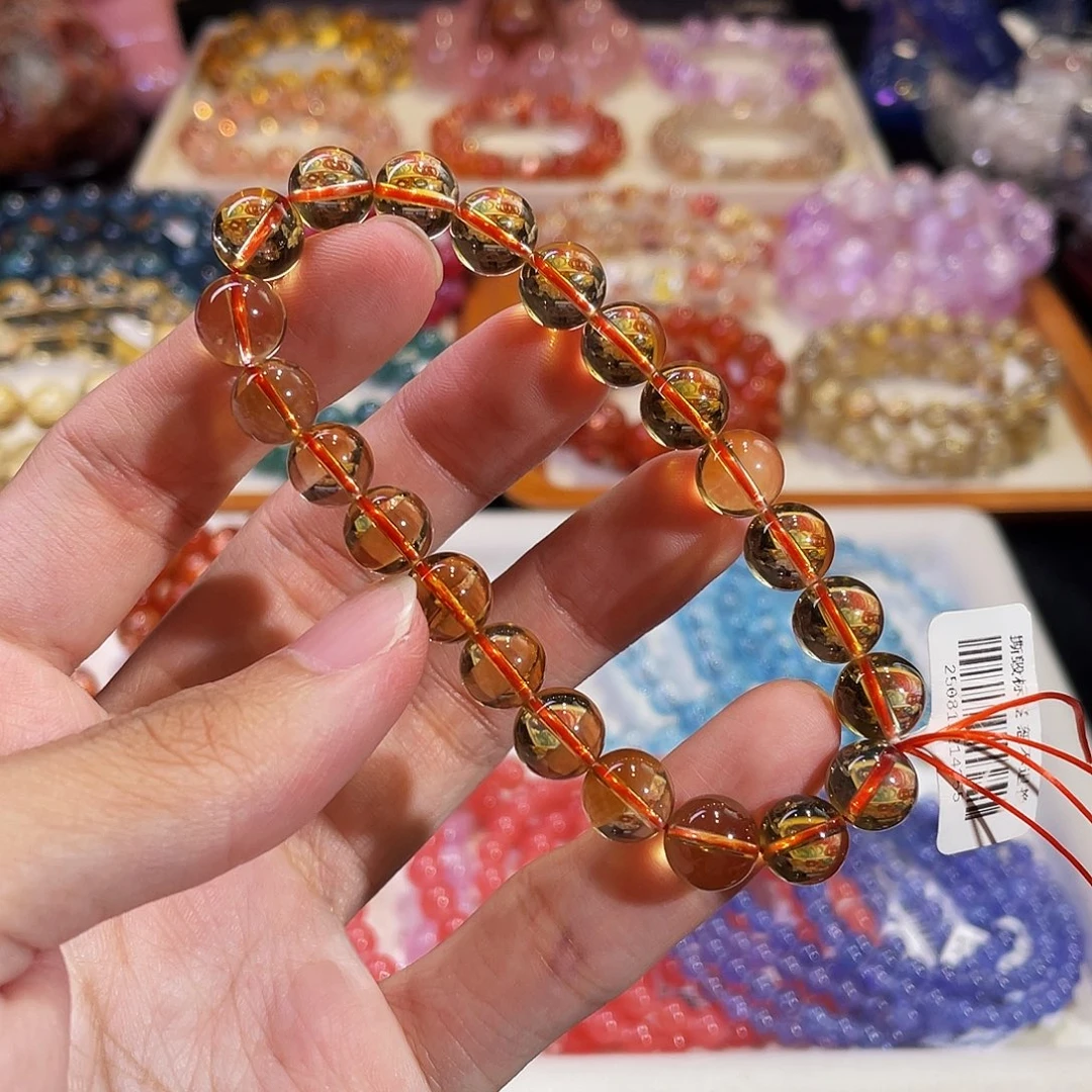 未镶嵌手链水晶暴力黄水晶9