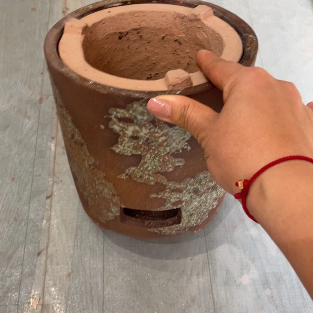 @***长耐火泥瑕疵围炉12×12内径，外径18×18