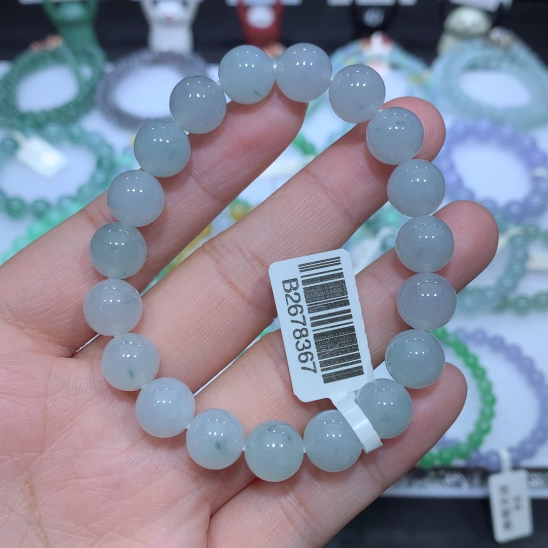 翡翠未镶嵌手串天然