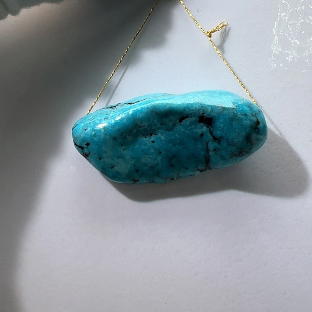 绿松石未镶嵌挂件