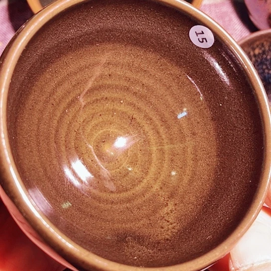 茶盏龙窑柴烧灰呗玉子钵钵器型9.6口径