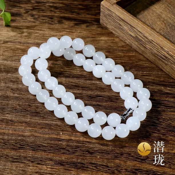 【潜珑珺】XY-2611金丝玉白月光妈妈链卡10项链