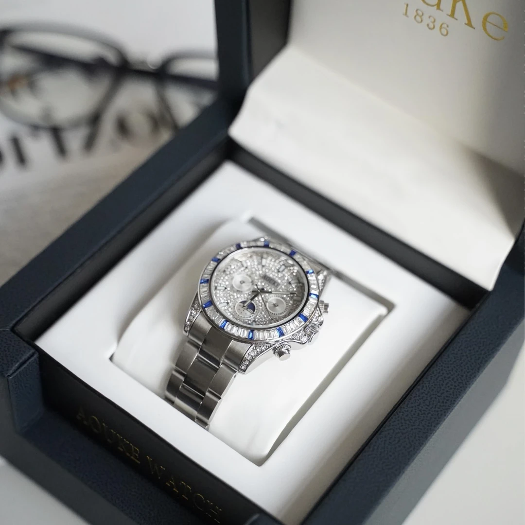 AOUKE/奥刻新款冰蓝迪系列高档百搭机械男士腕表kk7500