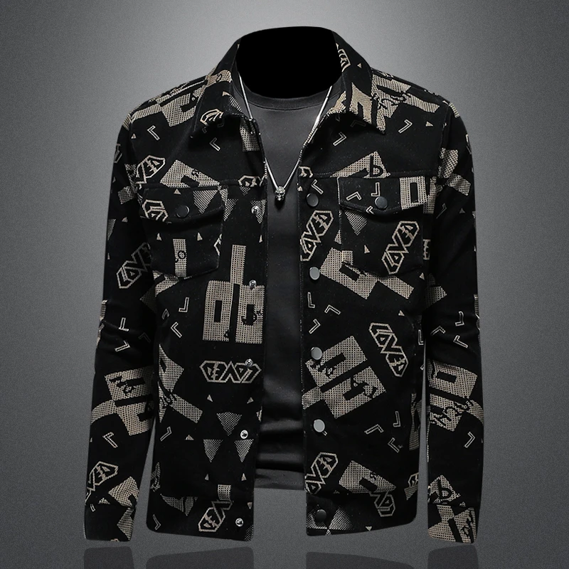 HAESONMENEAT哈逊梅奈欧货春秋季夹克男薄款修身轻奢高端夹克外套