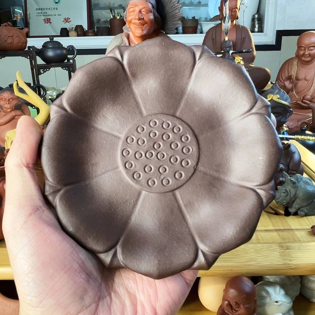 紫砂茶杯莲花壶承！